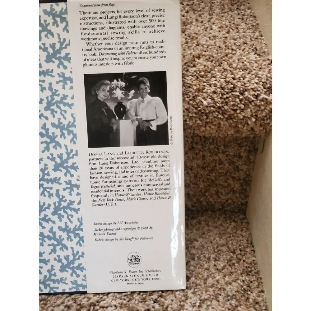 Clarkson N. potter decorating fabric